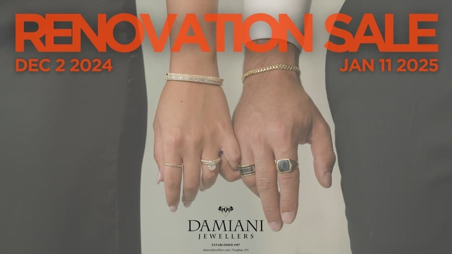 Damiani Jewellers Launches Major Renovation Sale with 50% Discounts Ahead of Store Updates