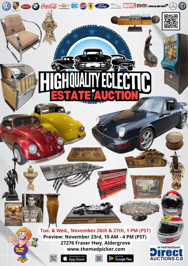 Global Online Estate Auction Offers Rare Collectibles and Classic Cars to International Bidders